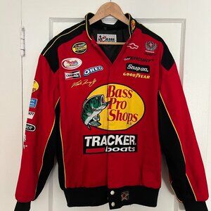 Vintage Bass Pro Shop Nascar Racing Jacket